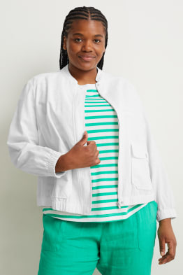 Blouson - lin mélangé