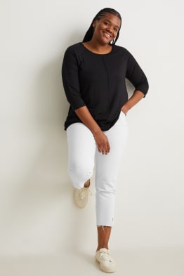 Straight jeans - high waist - LYCRA®