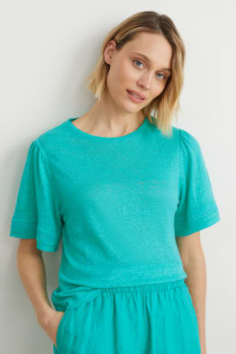 Linnen T-shirt