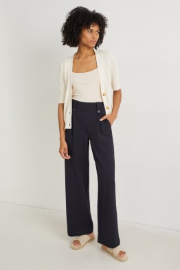 Pantalons de tela - high waist - wide leg