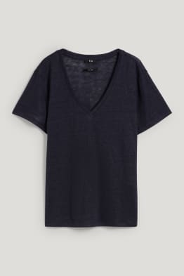 Leinen-T-Shirt