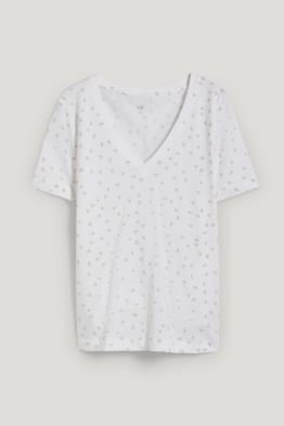 Basic-T-shirt - met patroon