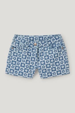Pantalons curts texans - de flors