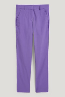 Pantalon - mid waist - slim fit