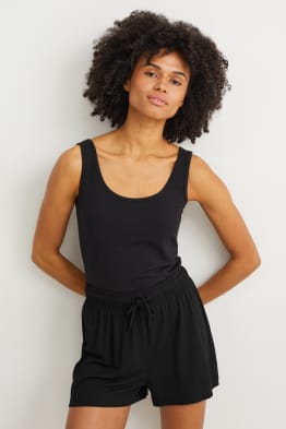 Pyjashort - en viscose