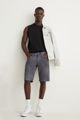 Korte spijkerbroek - Flex jog denim