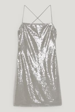 CLOCKHOUSE - vestito aderente - effetto brillante