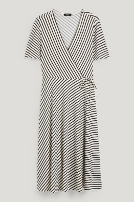 Wrap dress - striped