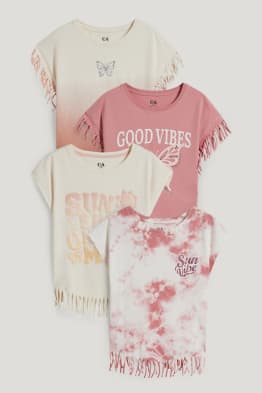 Confezione da 4 - maglia a maniche corte