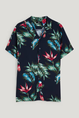 Shirt - slim fit - lapel collar