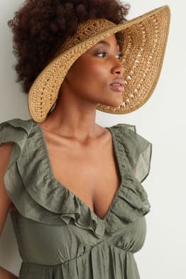 Visera solar de palla