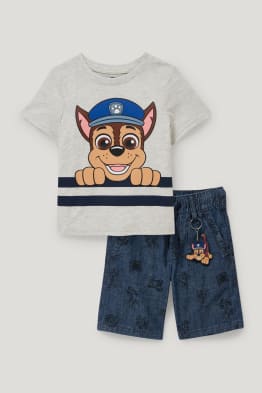 Paw Patrol - Set - Kurzarmshirt und Shorts - 3 teilig