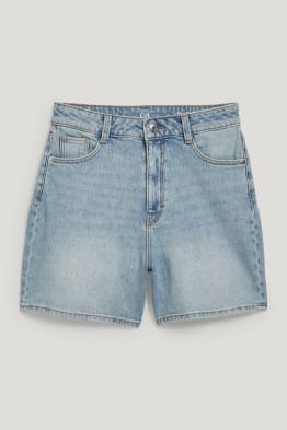 Jeans-Shorts - High Waist - LYCRA®