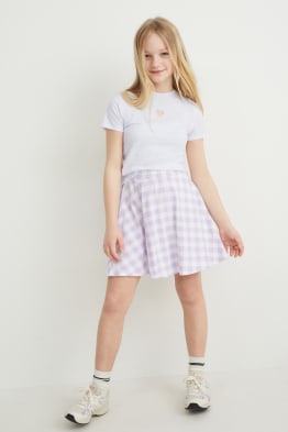 Ensemble - T-shirt et jupe - 2 pièces