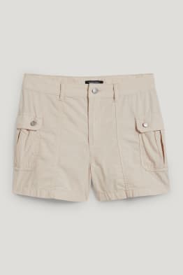 CLOCKHOUSE - pantalons curts cargo - low waist