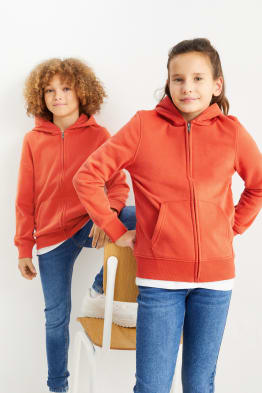 Sudadera con cremallera y capucha