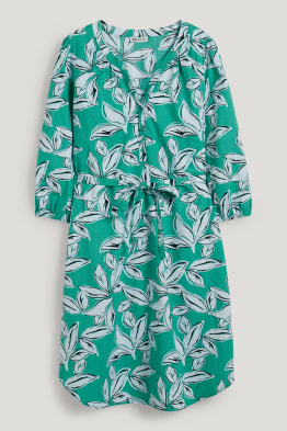 Voedingsblousejurk - met patroon