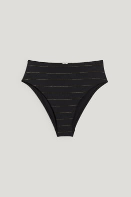 Slip bikini - vita alta - LYCRA® XTRA LIFE™ - a righe