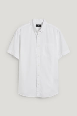 Chemise - regular fit - col button down