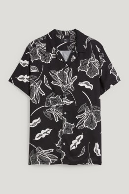 Shirt - slim fit - lapel collar