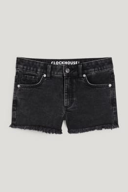 CLOCKHOUSE - shorts di jeans - vita bassa - LYCRA®