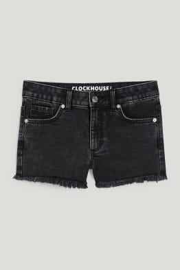 CLOCKHOUSE - szorty dżinsowe - niski stan - LYCRA®