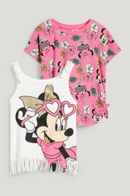Minnie - set - top e t-shirt - 2 pezzi