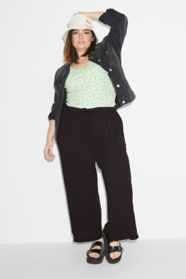 CLOCKHOUSE - pantaloni culotte - talie medie