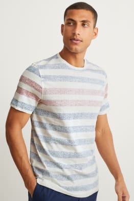T-shirt - gestreept