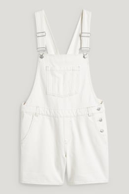 CLOCKHOUSE - denim dungaree shorts