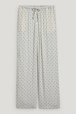CLOCKHOUSE - pantalons de tela - mid waist - wide leg