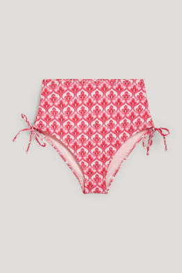 Slip bikini - vita alta - LYCRA® XTRA LIFE™ - a fiori