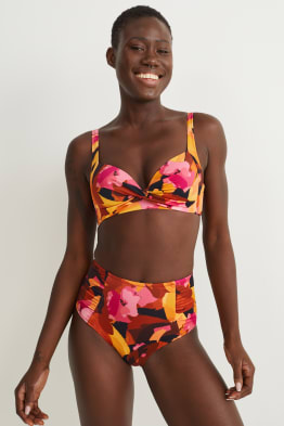 Slip bikini - vita alta - LYCRA® XTRA LIFE™ - fantasia