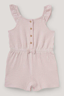 Baby-Jumpsuit - gestreift