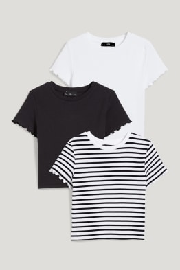 Confezione da 3 - maglia a maniche corte