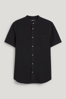 Chemise - regular fit - encolure montante