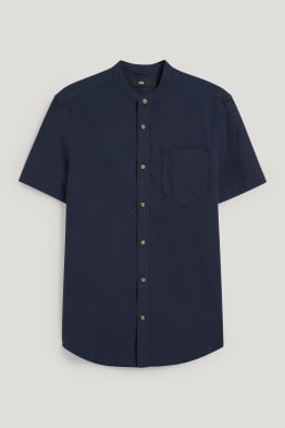 Camisa - regular fit - cuello mao