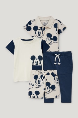 Micky Maus - Baby-Outfit - 4 teilig