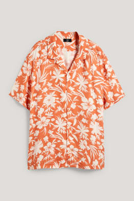 Shirt - slim fit - lapel collar