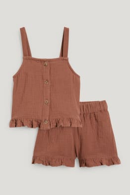 Set - top și pantaloni scurți - 2 piese