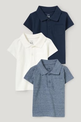Multipack 3er - Baby-Poloshirt