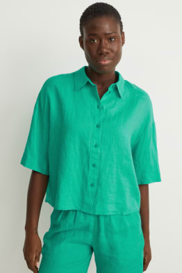 Leinenbluse