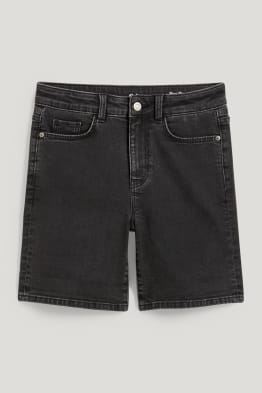 Jeans-Shorts - Mid Waist