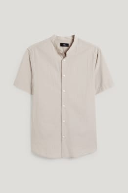 Chemise - regular fit - encolure montante