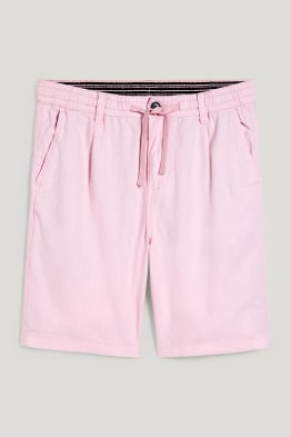 Shorts - Leinen-Mix