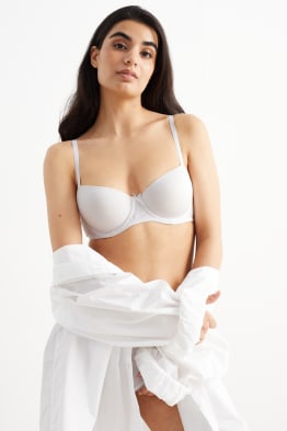 Confezione da 2 - reggiseno con ferretti - DEMI - imbottito - LYCRA®