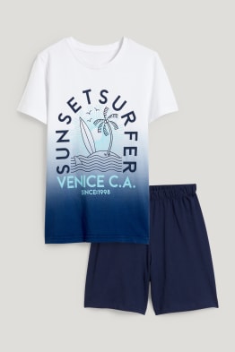 Pigiama con pantaloni corti - 2 pezzi