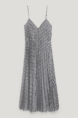 Plissé dress - patterned