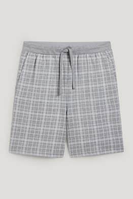 Shorts pigiama - a quadretti