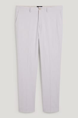 Broek uit het combi-systeem - slim fit - gestreept